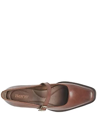 Born Adelphi Leather Snip Toe Mary Jane Pumps