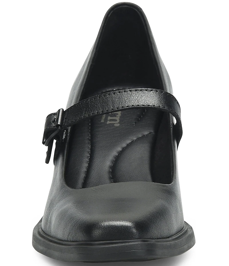 Born Adelphi Leather Snip Toe Mary Jane Pumps