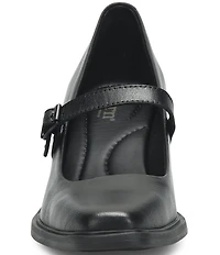 Born Adelphi Leather Snip Toe Mary Jane Pumps