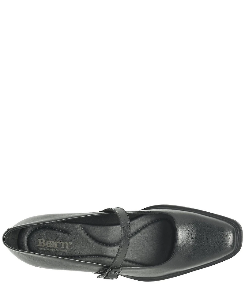 Born Adelphi Leather Snip Toe Mary Jane Pumps