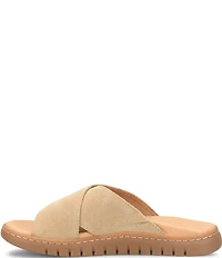 Born Adia Suede Cross Band Sandals