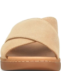 Born Adia Suede Cross Band Sandals