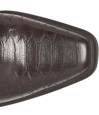 Born Aiken Snake Embossed Leather Booties