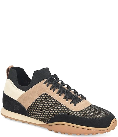 Born Aire Knit Combo Suede Sneakers