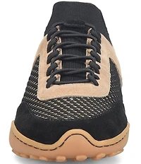 Born Aire Knit Combo Suede Sneakers