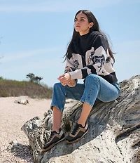 Born Aire Knit Combo Suede Sneakers