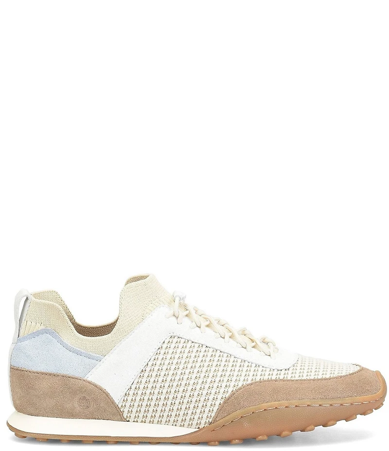Born Aire Knit Combo Suede Sneakers