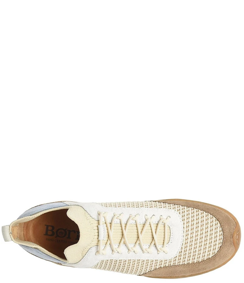 Born Aire Knit Combo Suede Sneakers