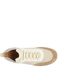 Born Aire Knit Combo Suede Sneakers