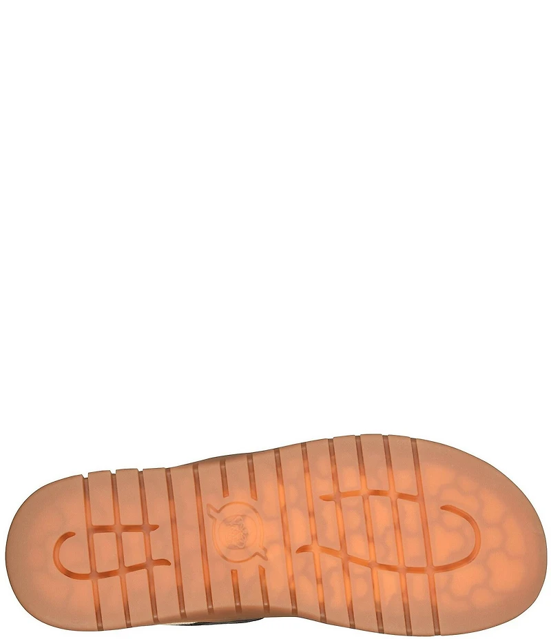 Born Amabel Leather and Elastic Slingback Sandals