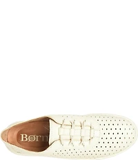 Born Amaya Perforated Leather Slip-On Sneakers