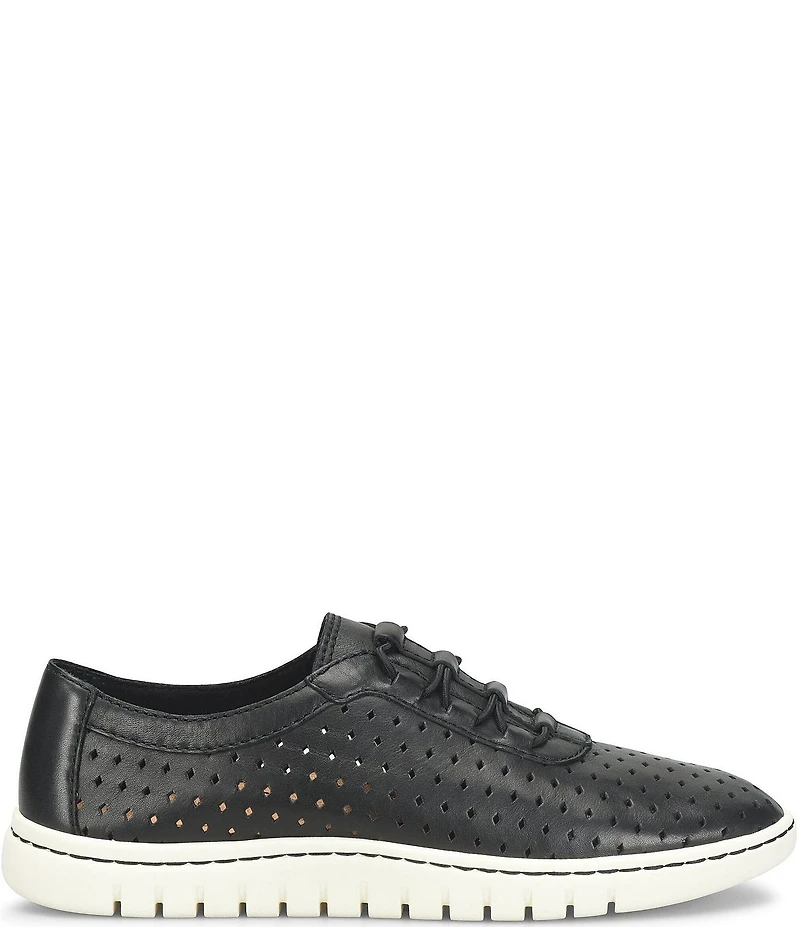 Born Amaya Perforated Leather Slip-On Sneakers