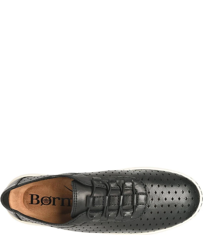 Born Amaya Perforated Leather Slip-On Sneakers