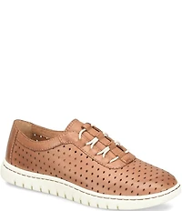 Born Amaya Perforated Leather Slip-On Sneakers