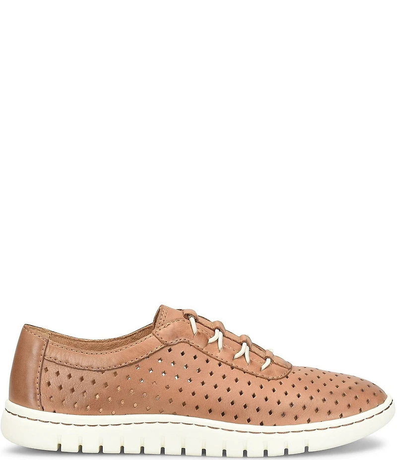 Born Amaya Perforated Leather Slip-On Sneakers