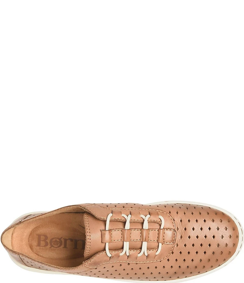 Born Amaya Perforated Leather Slip-On Sneakers