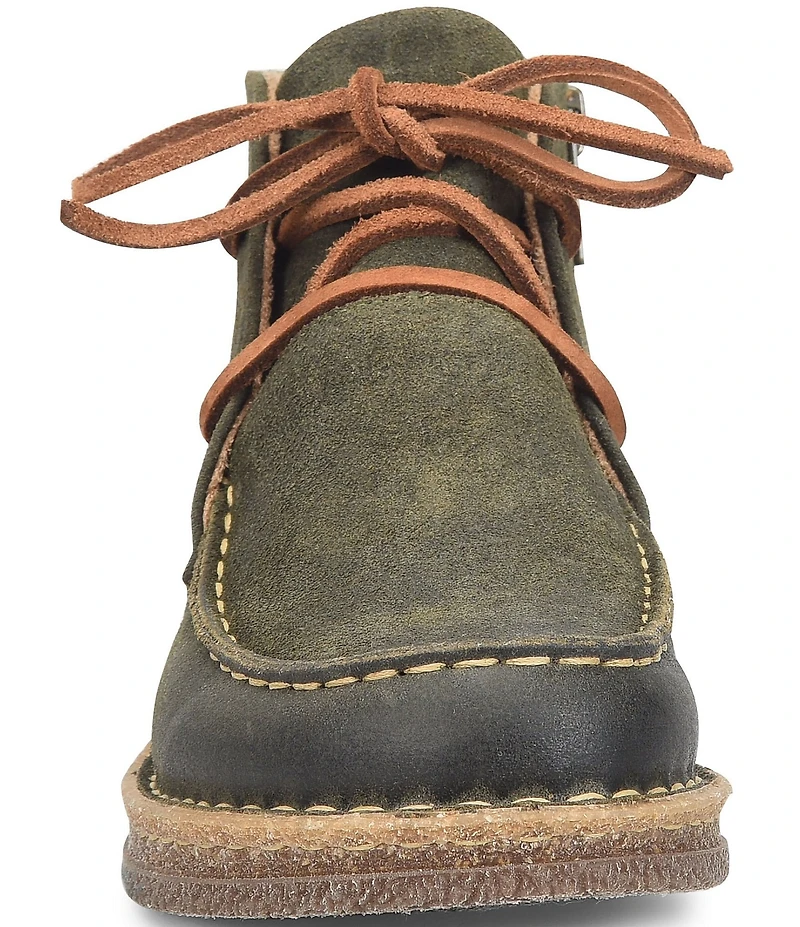 Born Analia Distressed Suede Ankle Chukka Booties