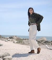 Born Analia Distressed Suede Ankle Booties