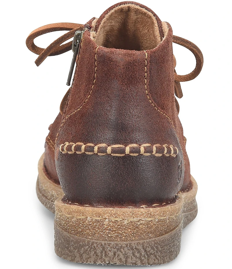 Born Analia Distressed Suede Ankle Chukka Booties