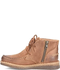 Born Analia Distressed Suede Ankle Chukka Booties