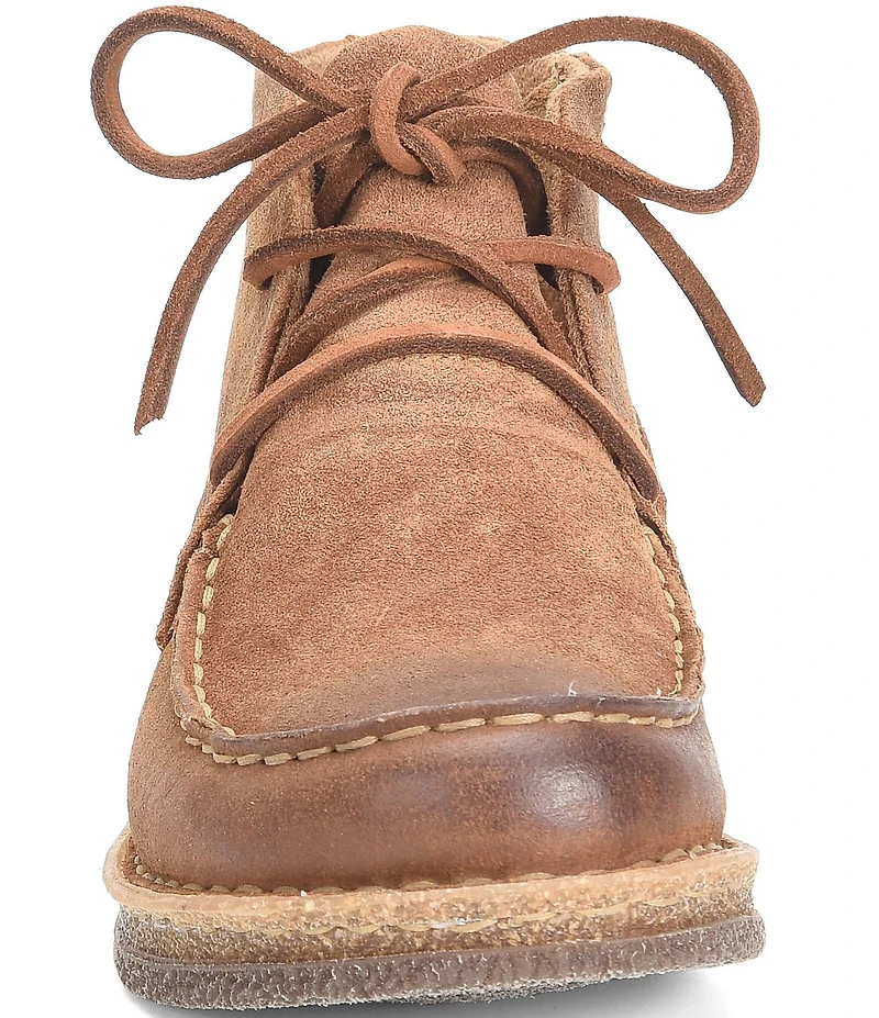 Born Analia Distressed Suede Ankle Chukka Booties
