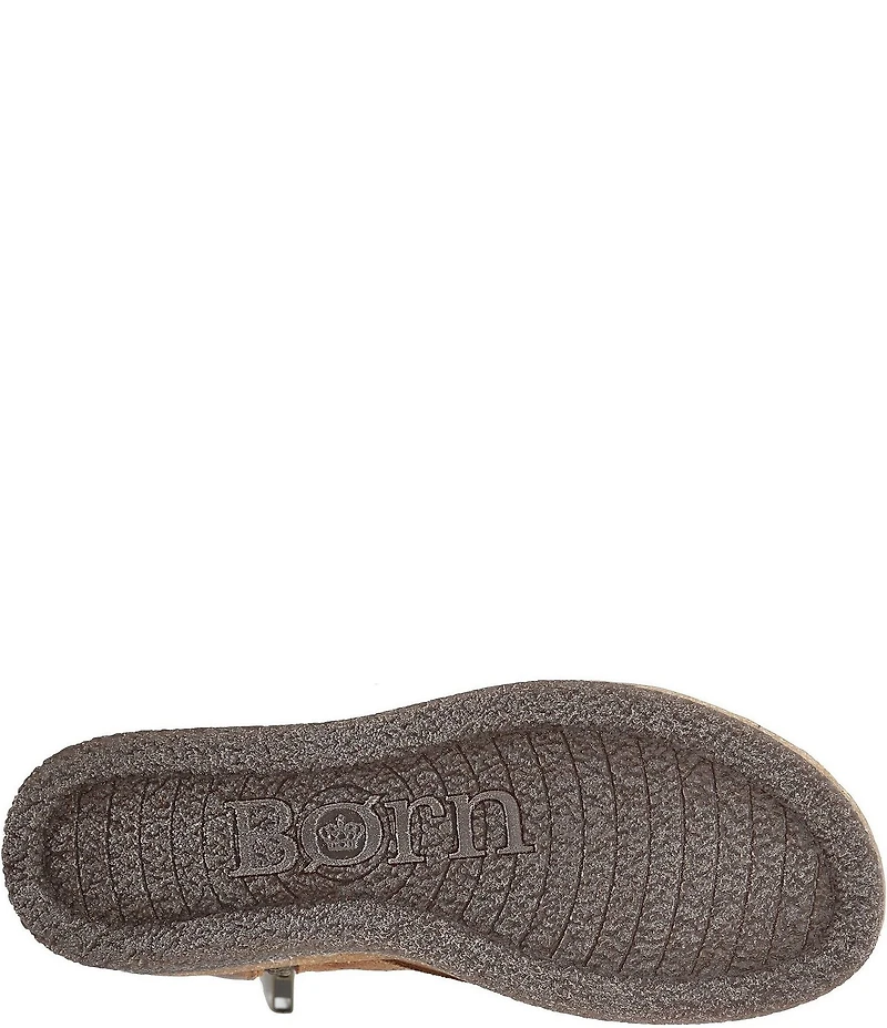 Born Analia Distressed Suede Ankle Chukka Booties