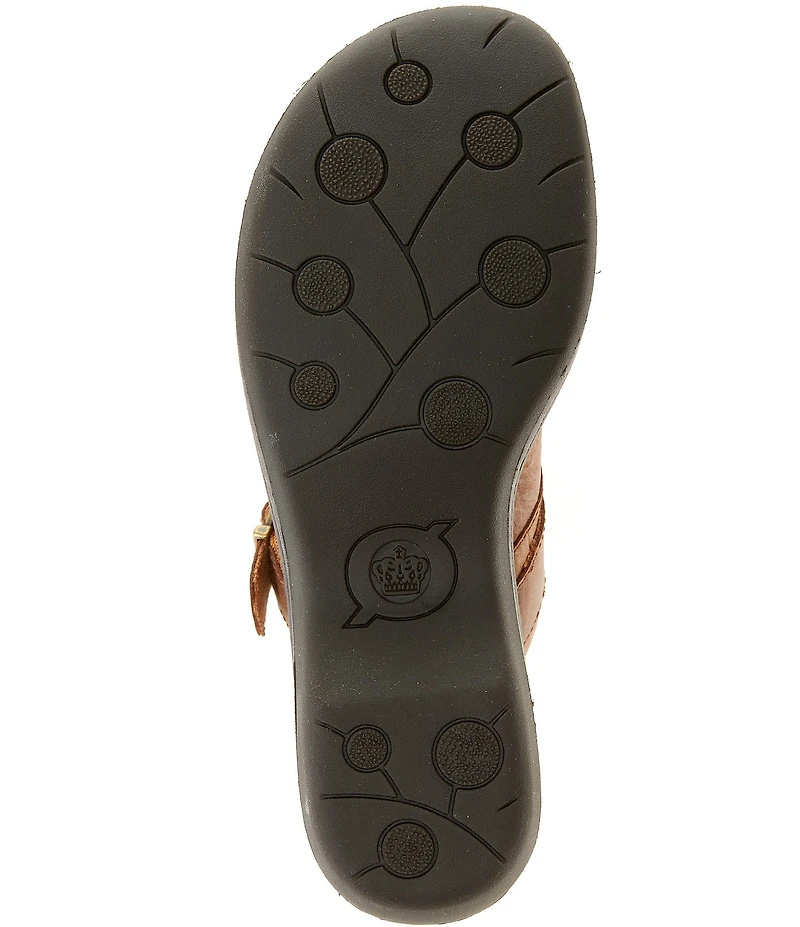 Born Avoca Leather Buckle Hardware Clogs