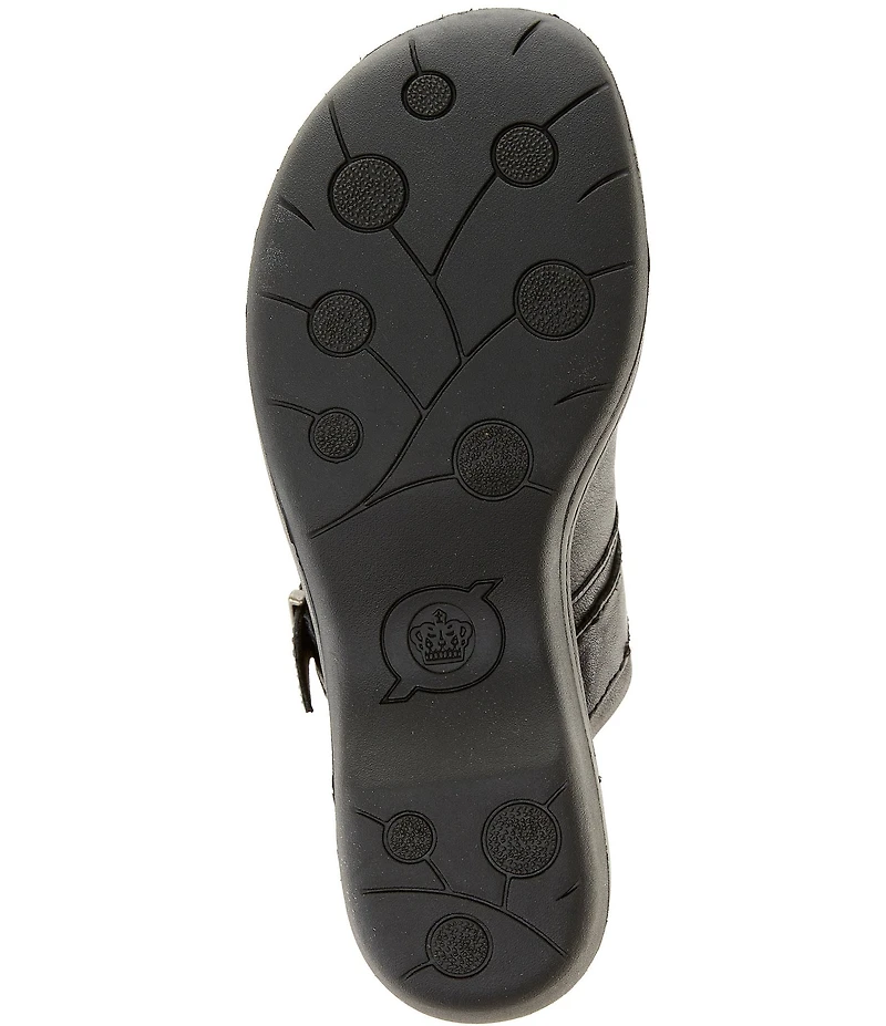 Born Avoca Leather Buckle Hardware Clogs