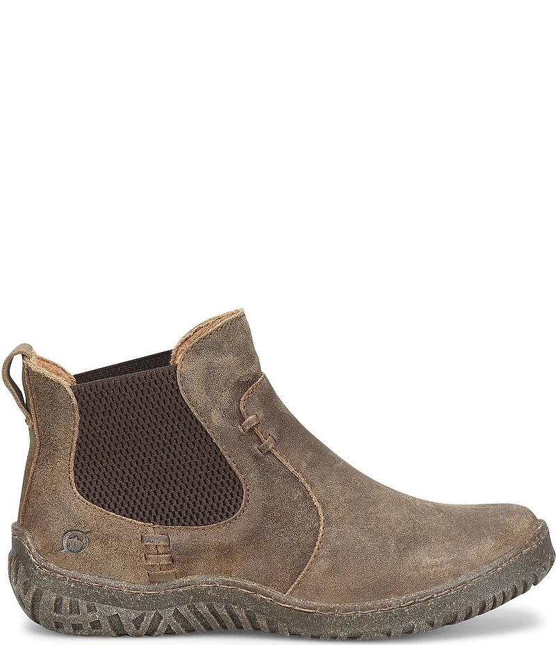 Born Bali Distressed Nubuck Chelsea Booties