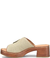 Born Bangle Buckle Platform Slide Sandals