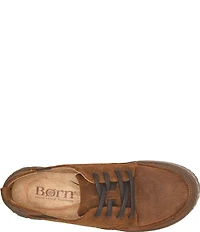 Born Banon Distressed Leather Lace Up Sneakers