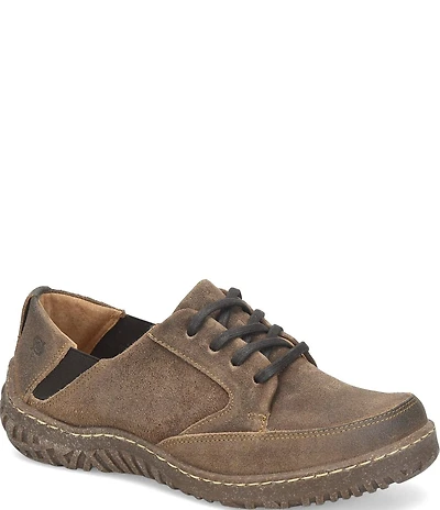 Born Banon Distressed Leather Lace Up Sneakers