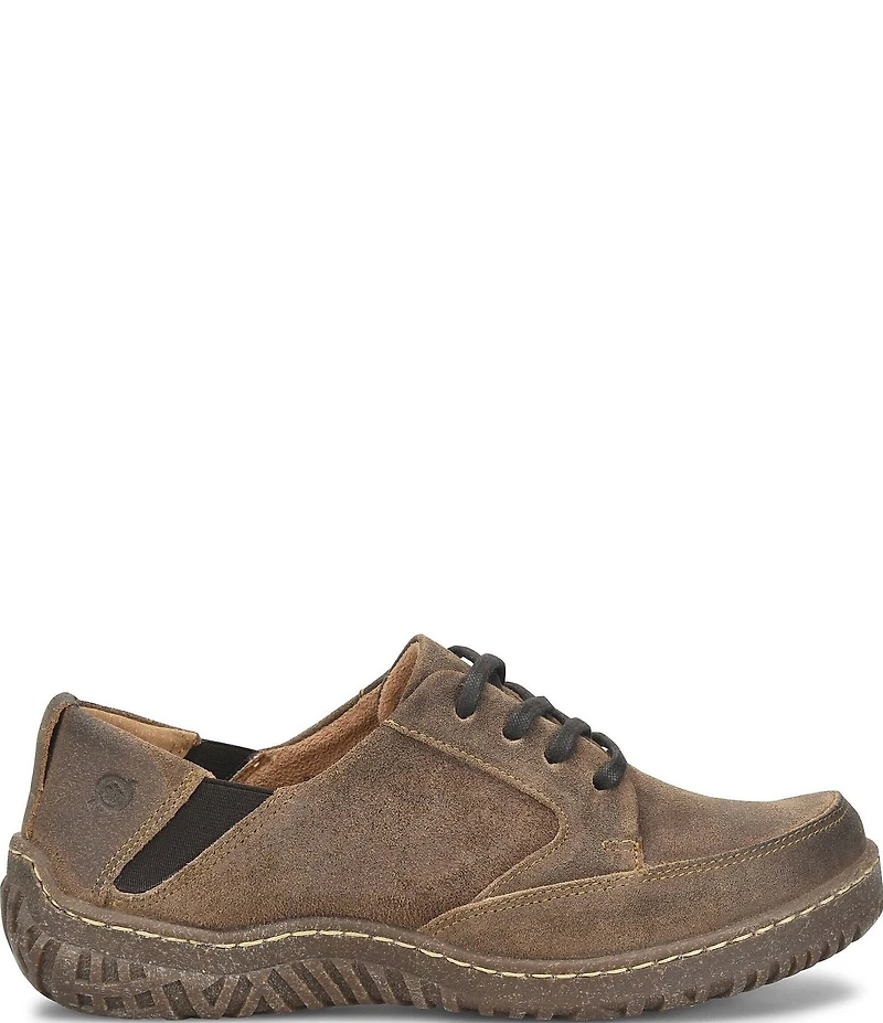 Born Banon Distressed Leather Lace Up Sneakers