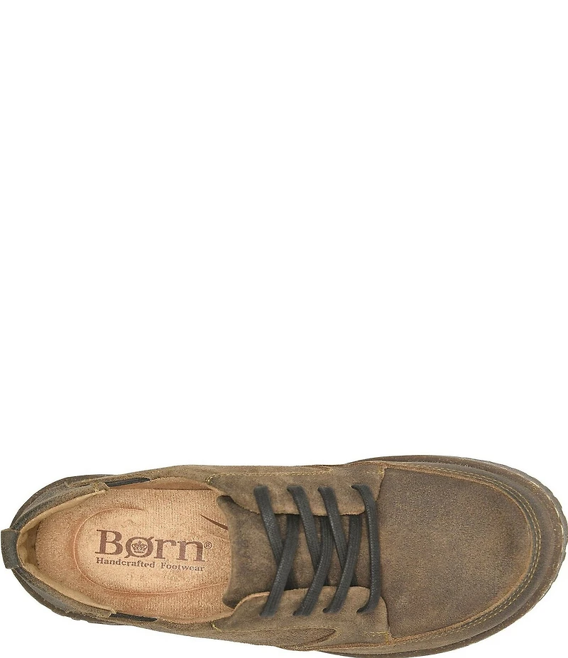 Born Banon Distressed Leather Lace Up Sneakers