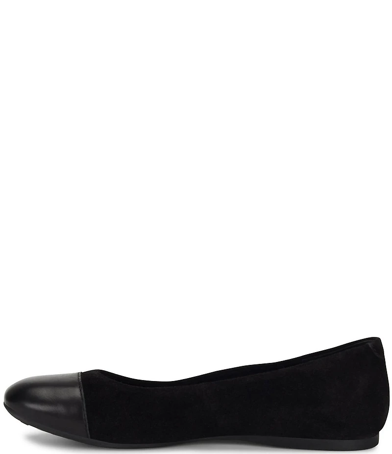 Born Batti Suede Cap Toe Ballet Flats