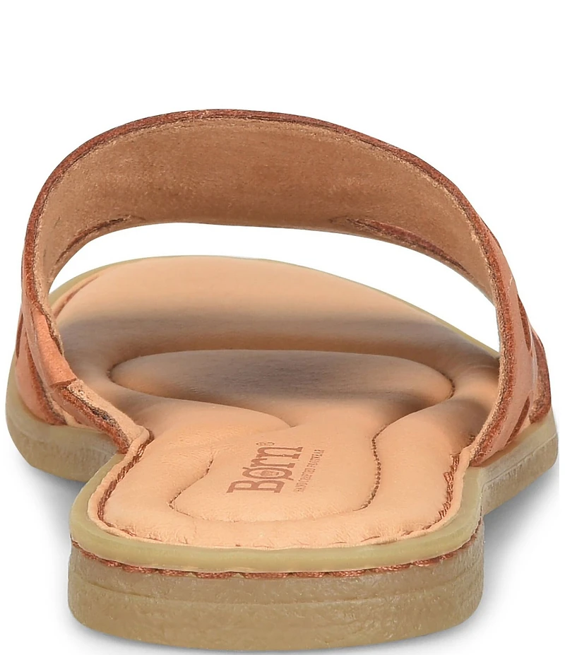 Born Benita Nubuck Studded Slide Sandals