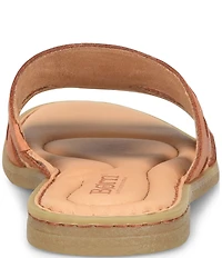 Born Benita Nubuck Studded Slide Sandals