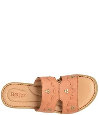 Born Benita Nubuck Studded Slide Sandals