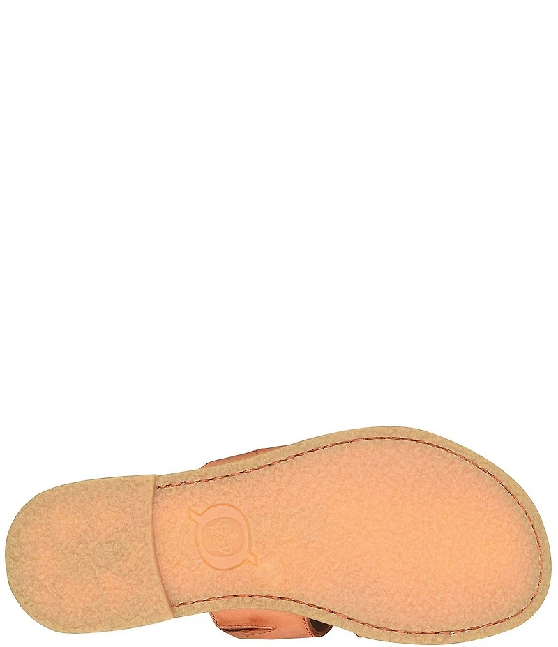 Born Benita Nubuck Studded Slide Sandals