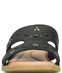 Born Benita Nubuck Studded Slide Sandals