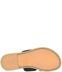 Born Benita Nubuck Studded Slide Sandals