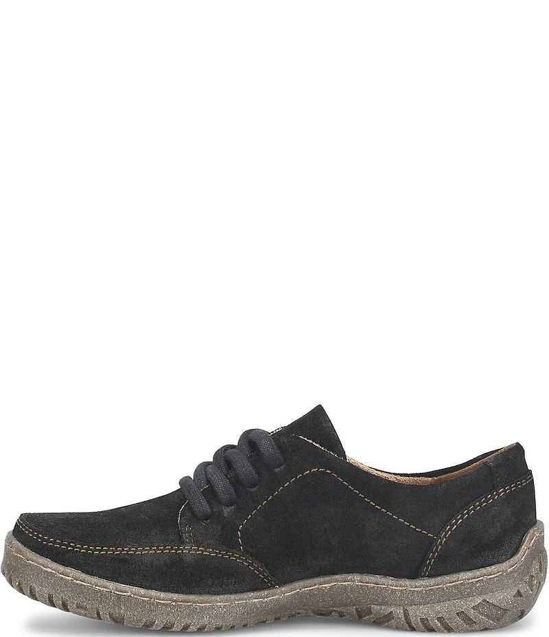 Born Bevi Distressed Suede Oxford Sneakers