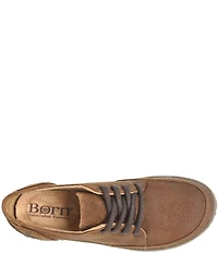 Born Bevi Distressed Suede Oxford Sneakers