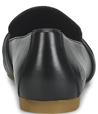 Born Bliss Leather Twist Strap Loafers
