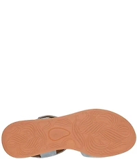 Born Cabnas Suede Hook-and-Loop Ankle Wrap Sandals