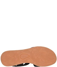 Born Cabnas Suede Hook-and-Loop Ankle Wrap Sandals