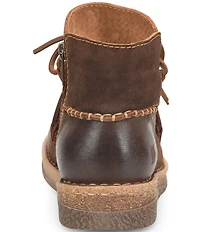 Born Calyn Distressed Leather Lace Ankle Booties