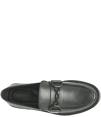 Born Carrera Leather Lug Sole Platform Buckle Loafers