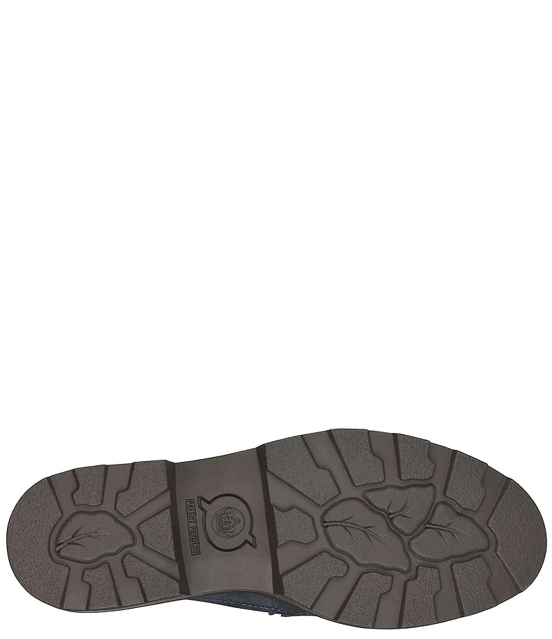 Born Carrera Suede Lug Sole Penny Loafers