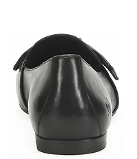 Born Carrine Bow Detail Leather Slip On Loafers